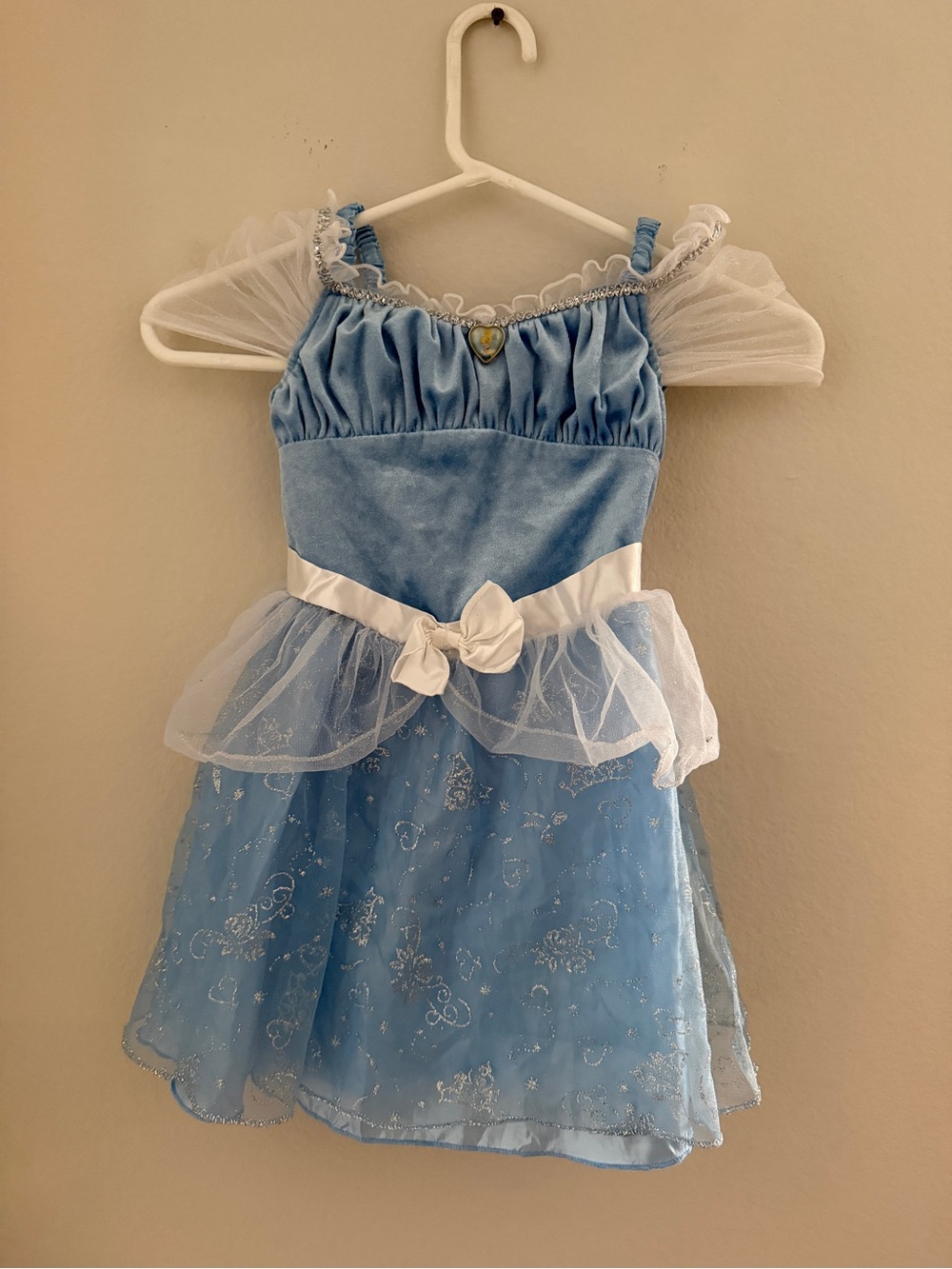 Disney Cinderella Light Blue Princess Dress with White Accents